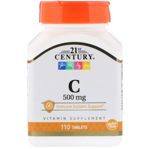 21st Century, Vitamine C, 500 mg, 110 Comprimés
