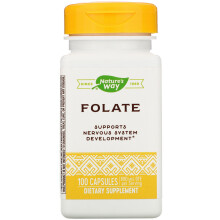 Nature's Way, Folat, 800 mcg, 100 Kapseln