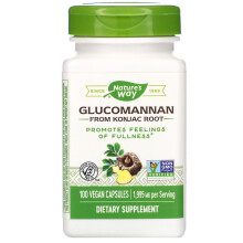Nature's Way, Glucomannan aus Konjakwurzel, 1.995 mg, 100 Vegane Kapseln (665 mg pro Kapsel)