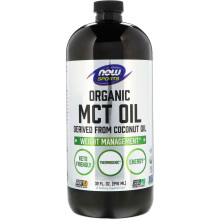 NOW Foods, Sports, Huile MCT Biologique, 32 fl oz (946 ml)