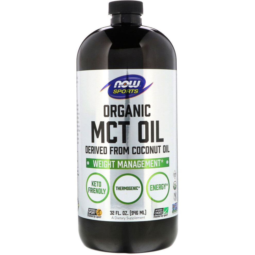 Now Foods , Sports, Organic Mct Oil, 32 Fl Oz (946 Ml)