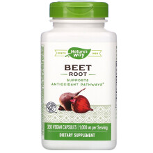Nature's Way, Racine de Betterave, 1 000 mg, 320 Gélules Végaliennes (500 mg par Gélule)
