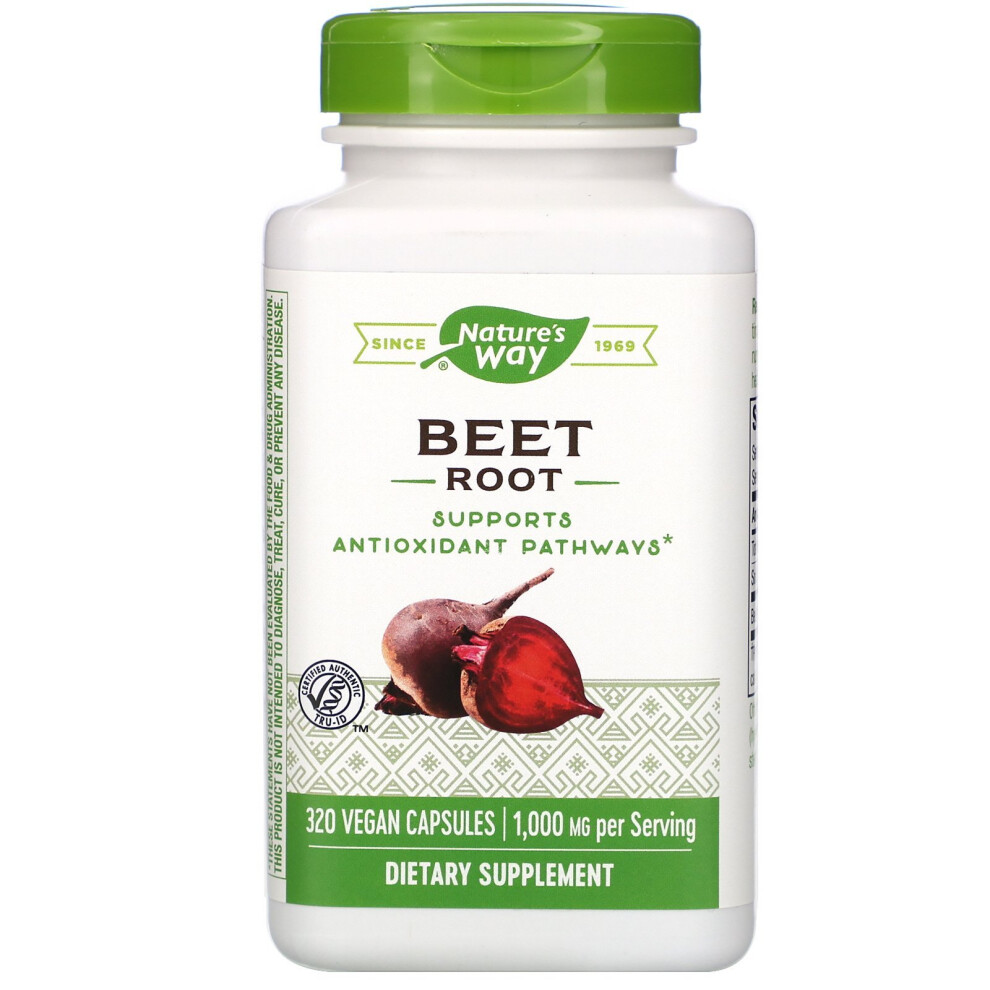 Nature's Way , Beet Root, 1,000 Mg, 320 Vegan Capsules