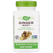 Nature's Way, Racine de Gingembre, 1 100 mg, 240 Gélules Végaliennes (550 mg par Gélule)