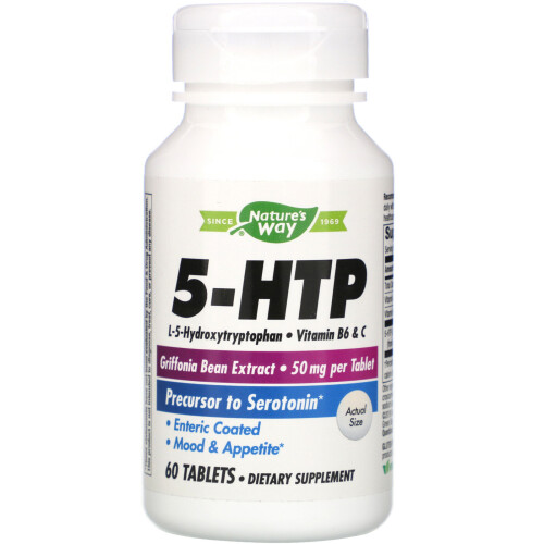 Nature's Way, 5-HTP, 50 mg, 60 Tabletten