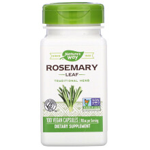 Nature's Way, Feuille de Romarin, 700 mg, 100 Gélules Végaliennes (350 mg par Gélule)