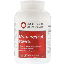 Protocol for Life Balance, Poudre de Myo-Inositol, 1 lb (454 g)