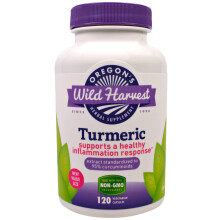 Oregon's Wild Harvest, Curcuma, 120 Capsules Végétaliennes