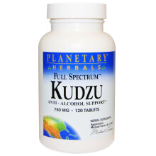 Planetary Herbals, Vollspektrum Kudzu, 750 mg, 120 Tabletten