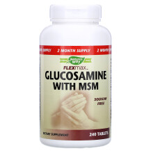 Nature's Way, Flexmax, Glucosamine with MSM, Sodium Free, 240 Tablets