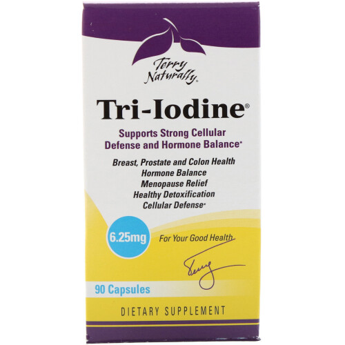 Terry Naturally, Tri-Jod, 6,25 mg, 90 Kapseln
