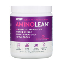 RSP Nutrition, AminoLean Énergie, Mûre Grenade, 8,84 oz (250,5 g)