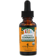 Herb Pharm, Echinacea pour Enfants, Sans Alcool, Saveur Orange, 1 fl oz (30 ml)