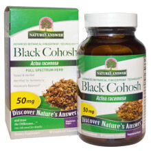 Nature's Answer, Traubensilberkerze, Vollspektrum Kraut, 50 mg, 90 Vegetarische Kapseln