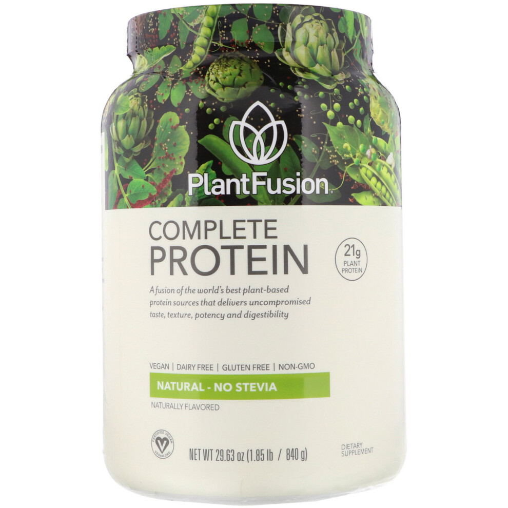 Plantfusion , Complete Protein, Natural, 1.85 Lb (840 G)