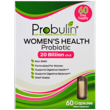 Probulin, Frauen Gesundheit Probiotikum, 20 Milliarden KBE, 60 Kapseln