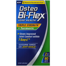Osteo Bi-Flex, Gelenkgesundheit, Dreifache Stärke + Kurkuma, 80 Überzogene Tabletten