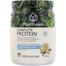 PlantFusion, Komplettes Protein, Cremige Vanillebohne, 1 lb (450 g)