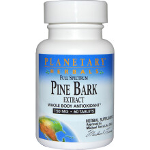 Planetary Herbals, Pflanzliche Produkte, Vollspektrum‚Ñ Kiefernrindenextrakt, 150 mg, 60 Tabletten