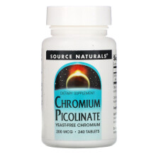 Source Naturals, Chrompicolinat, 200 mcg, 240 Tabletten