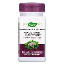 Nature's Way, Valerian Nighttime, 100 Tablets