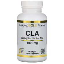 California Gold Nutrition, CLA, Acide Linoléique Conjugué, 1 000 mg, 90 Gélules Molles