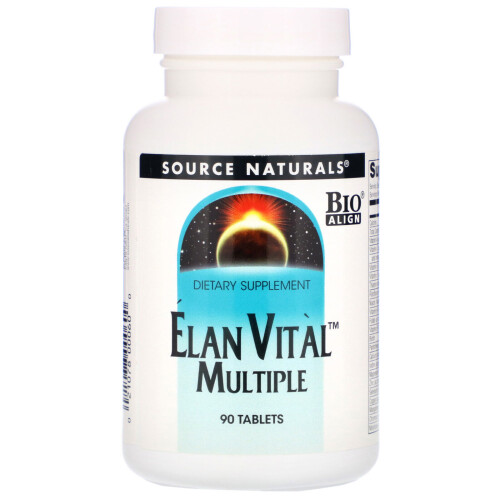 Source Naturals, Elan Vital Multiple, 90 Tabletten