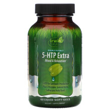 Irwin Naturals, Doppelte Potenz, 5-HTP Extra, 60 Flüssig-Weichkapseln