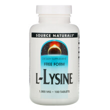Source Naturals, L-Lysin, 1.000 mg, 100 Tabletten