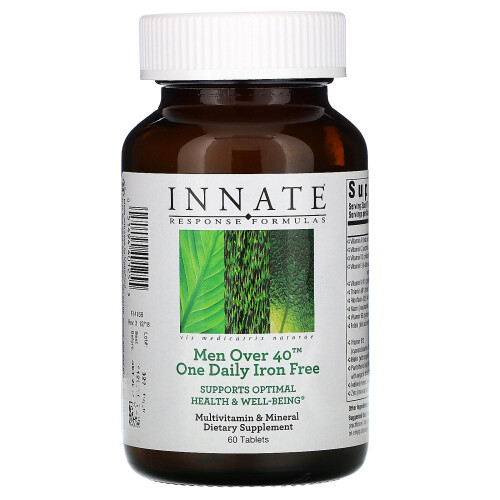 Innate Response Formulas, Men Over 40 One Daily, Eisenfrei, 60 Tabletten