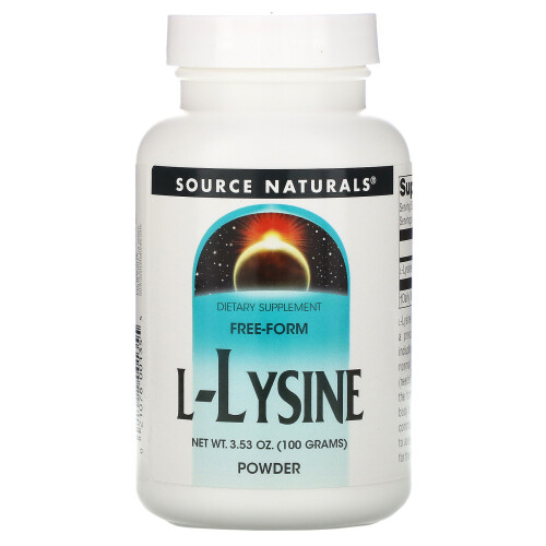 Source Naturals, L-Lysin Pulver, 3,53 Unzen (100 g)