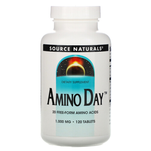 Source Naturals, Amino Day, 1.000 mg, 120 Tabletten