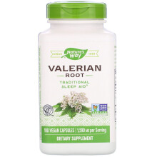 Nature's Way, Baldrianwurzel, 1.590 mg, 180 Vegane Kapseln (530 mg pro Kapsel)