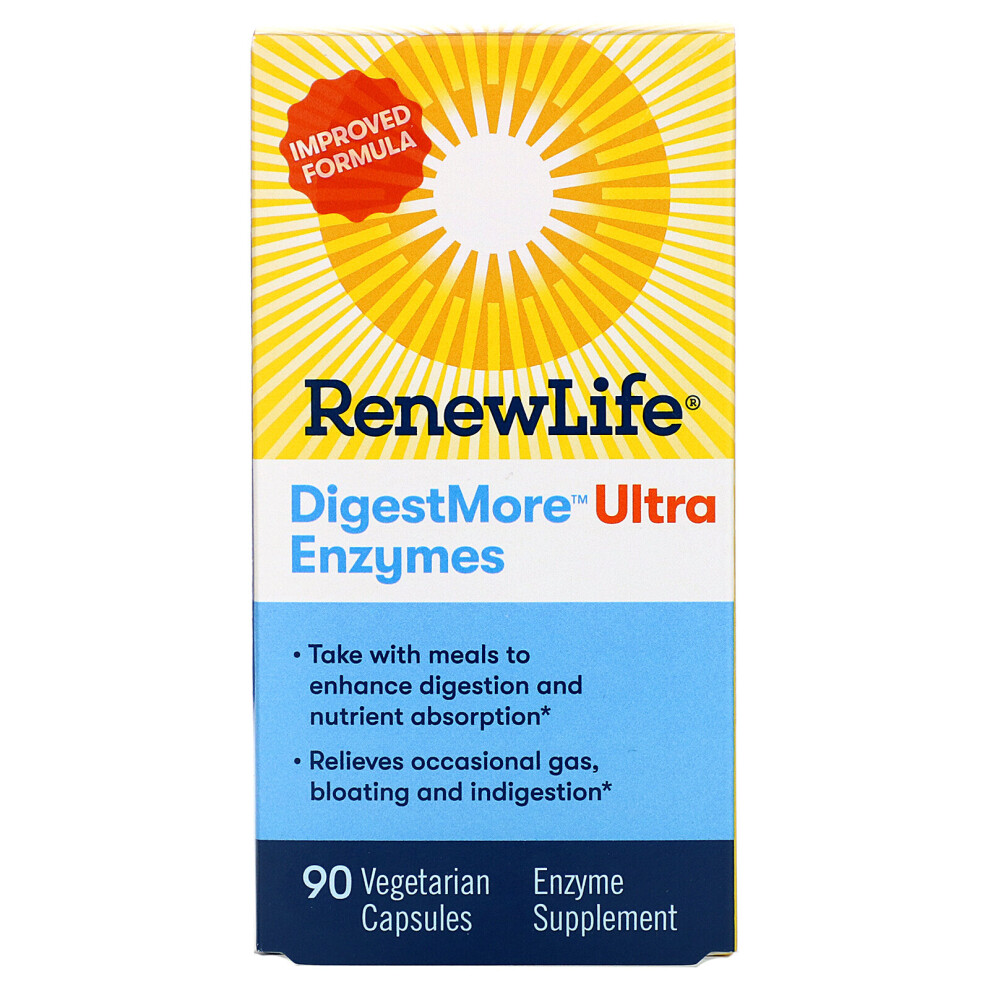 Renew Life , Digestmore Ultra Enzymes, 90 Vegetarian Capsules