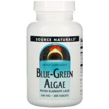 Source Naturals, Blau-Grün-Algen, 500 mg, 200 Tabletten