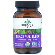 Organic India, Friedlicher Schlaf, 90 Vegetarische Kapseln