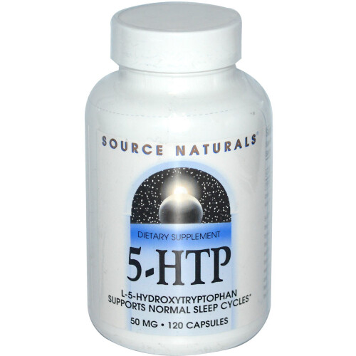 Source Naturals, 5-HTP, 50 mg, 120 Gélules