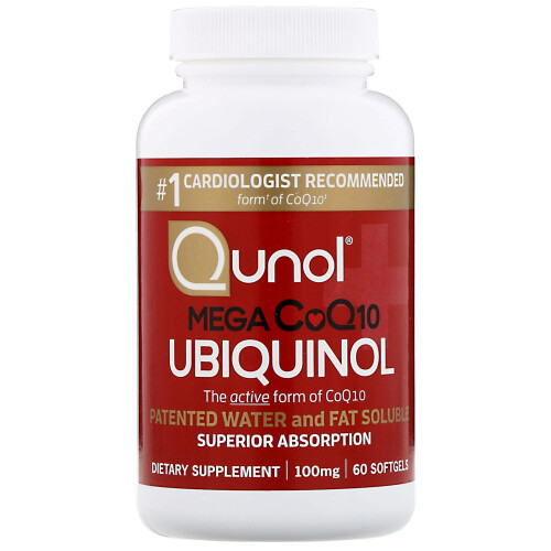 Qunol, Ubiquinol, Mega CoQ10 , 100 mg, 60 Capsule Morbide