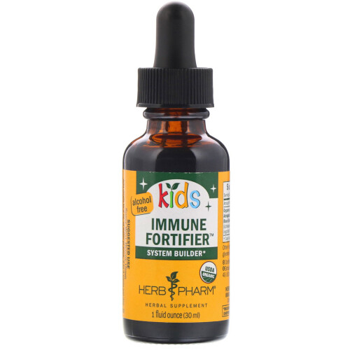 Herb Pharm, Renforceur Immunitaire Enfants, Constructeur de Système, Sans Alcool, 1 fl oz (30 ml)