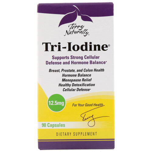 Terry Naturally, Tri-Jod, 12,5 mg, 90 Kapseln