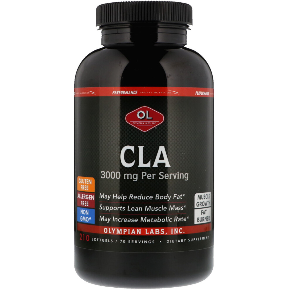 Olympian Labs , Cla, 3,000 Mg, 210 Softgels