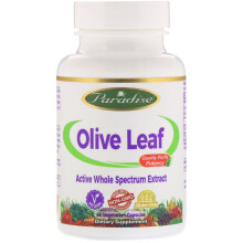 Paradise Herbs, Olivenblatt, 60 vegetarische Kapseln