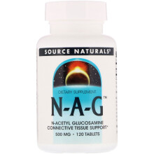 Source Naturals, N-A-G, 500 mg, 120 Tabletten