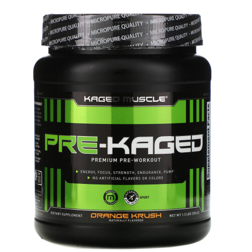 Kaged, PRE-KAGED, Pre-Workout, Orange Krush, 1,23 lb (558 g)