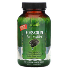 Irwin Naturals, Forskolin, Fettverlust-Diät, 60 Flüssig-Weichkapseln