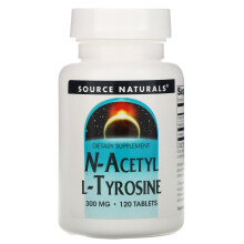 Source Naturals, N-Acétyl L-Tyrosine, 300 mg, 120 Comprimés