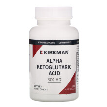 Kirkman Labs, Acide Alpha-Cétoglutarique, 300 mg, 100 gélules