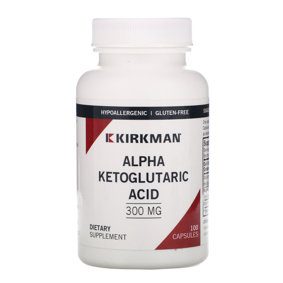 Kirkman Labs , Alpha Ketoglutaric Acid, 300 Mg, 100 Capsules