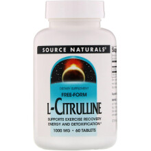 Source Naturals, L-Citrulline, 1 000 mg, 60 Comprimés