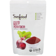 Sunfood, Bio-Rote-Bete-Pulver, 8 Unzen (227 g)